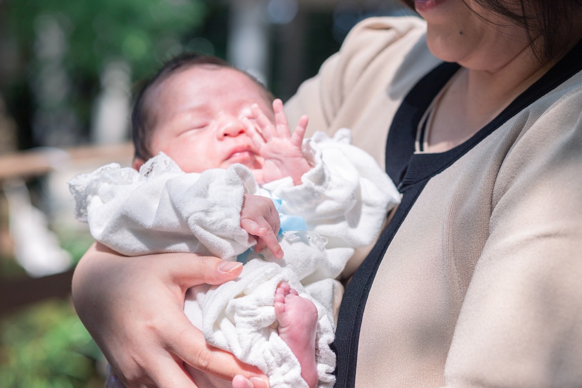 多田正子が撮影した「お宮参り」の写真