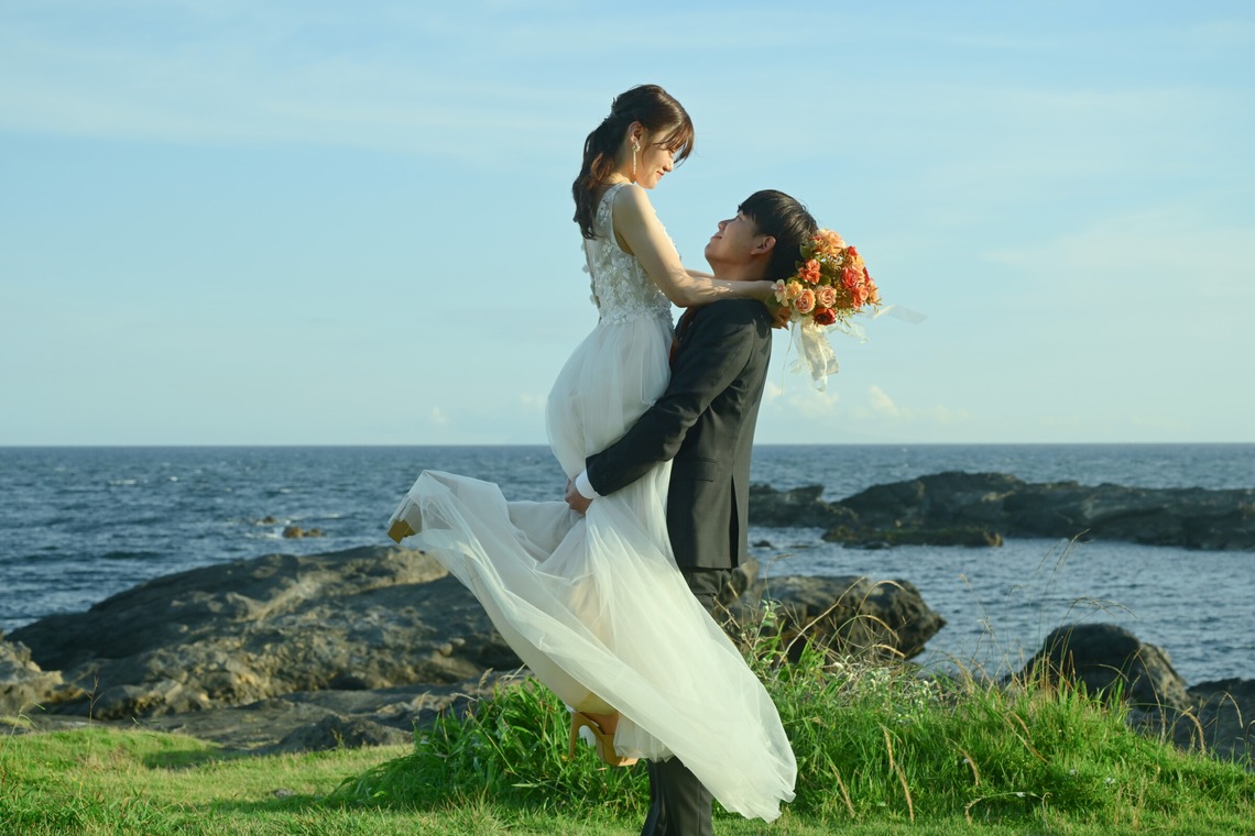 STUDIO RADIUSが撮影した「神奈川県城ヶ島 ウェディングフォト」の写真