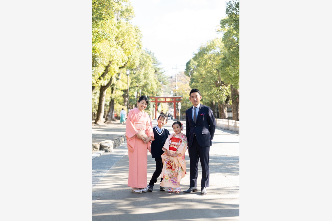 萩原　蔵志が撮影した家族写真の出張撮影/七五三フォトのアルバム「七五三のロケ撮影」