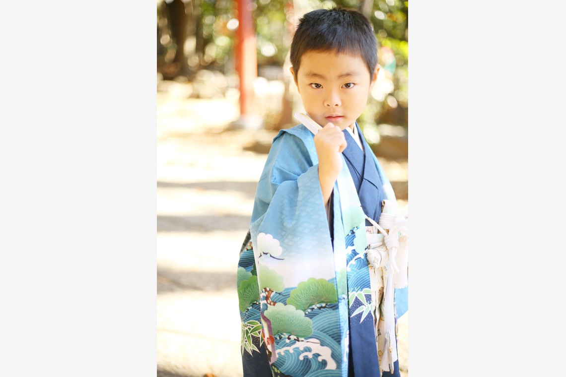 出張撮影HUG TIMEが出張撮影した家族写真(キッズ,ベビーフォト)などが写った「七五三記念撮影＠世田谷八幡宮・東京」の家族写真