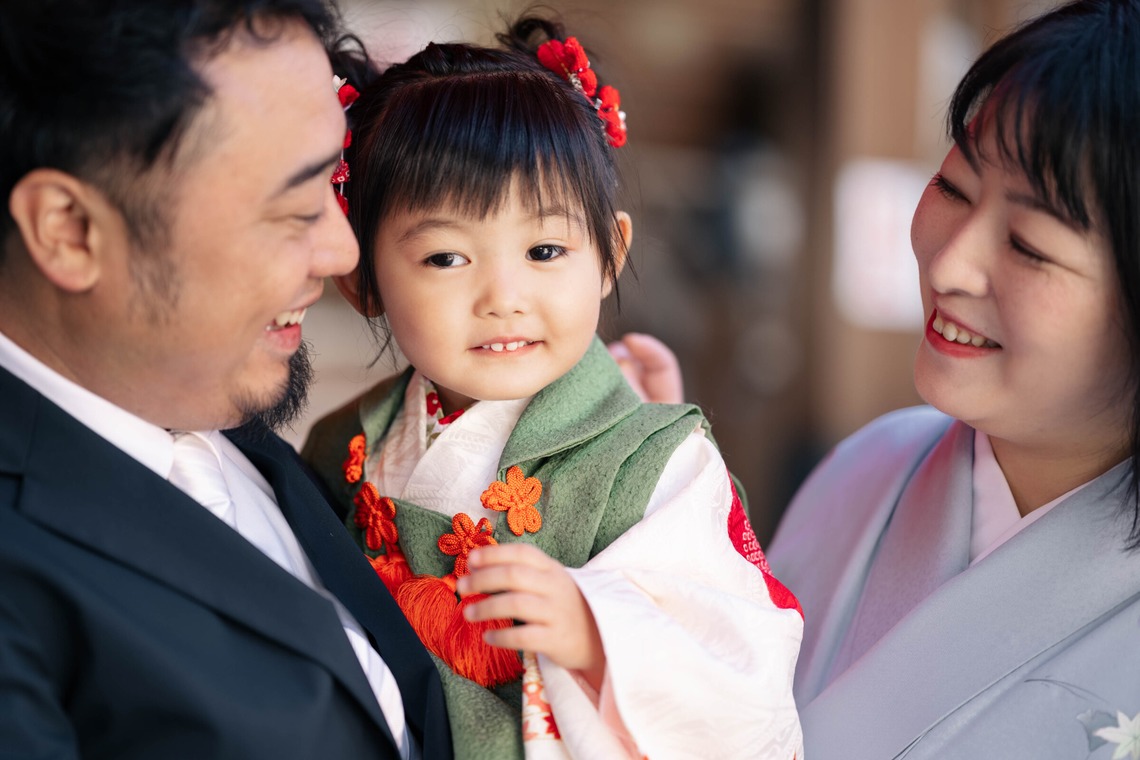 鈴木香那枝が撮影した「下谷神社での七五三撮影」の写真