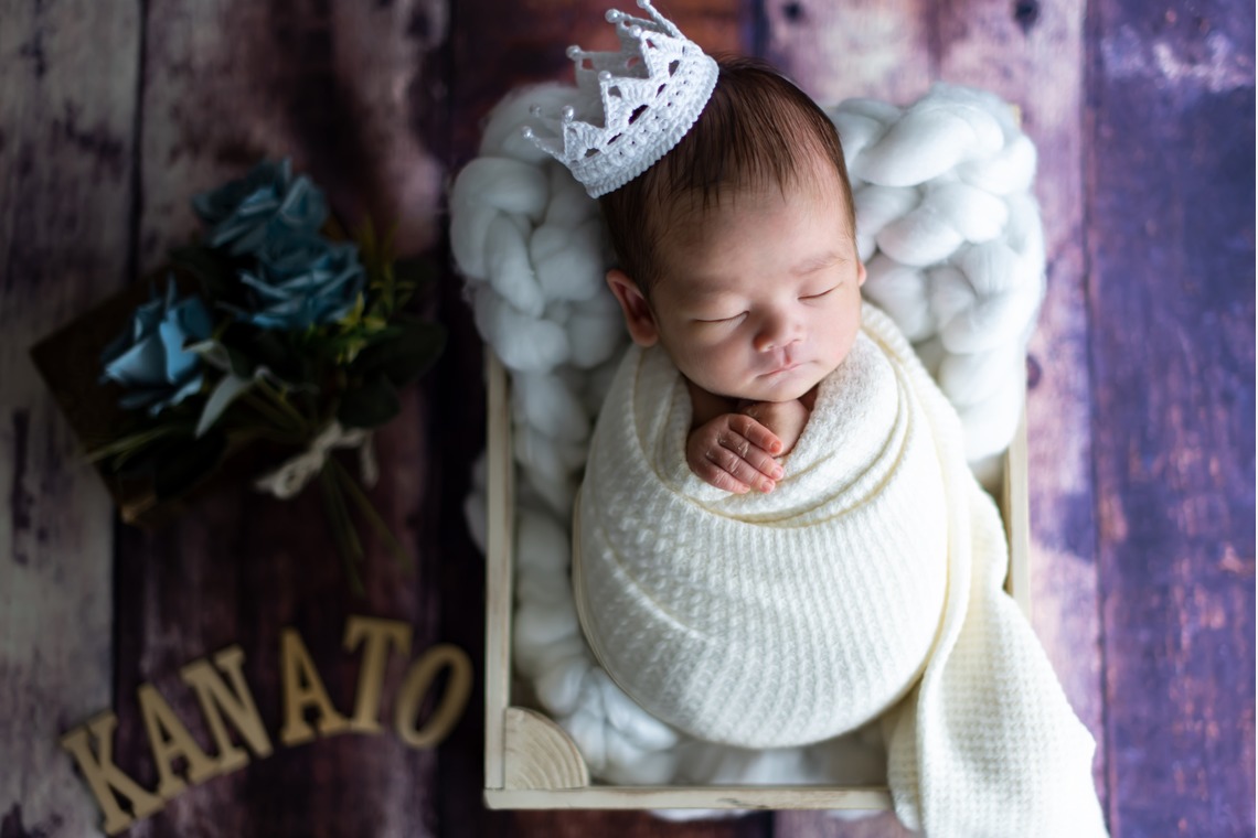 サキヤマ リエが撮影した写真のアルバム「ホワイト系・ひつじのぬいぐるみ・男の子のニューボーンフォト 」