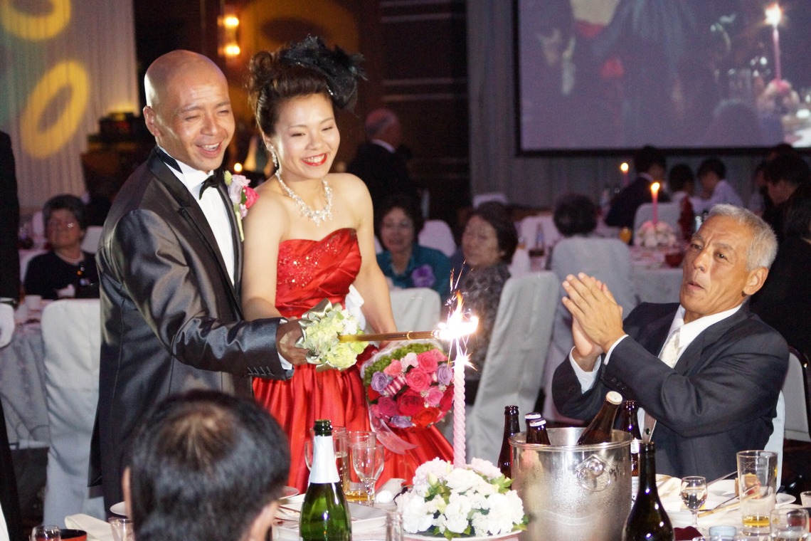 石橋宙大が撮影した「親戚の結婚式撮影」の写真