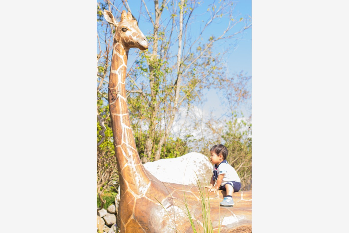 写真スペース　フォトラッシュが出張撮影した家族写真(キッズ,ベビーフォト)などが写った「山口ゆめ花博」の家族写真