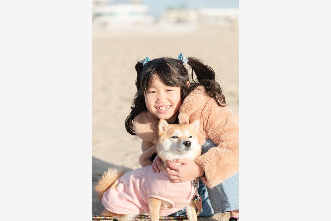 福永写真事務所が撮影した「家族写真（須磨海岸）」の写真