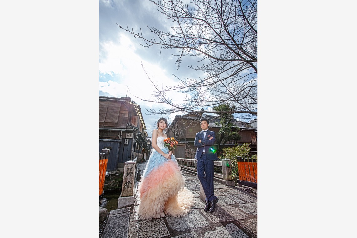 伊坂謙が撮影した「京都前撮り」の写真