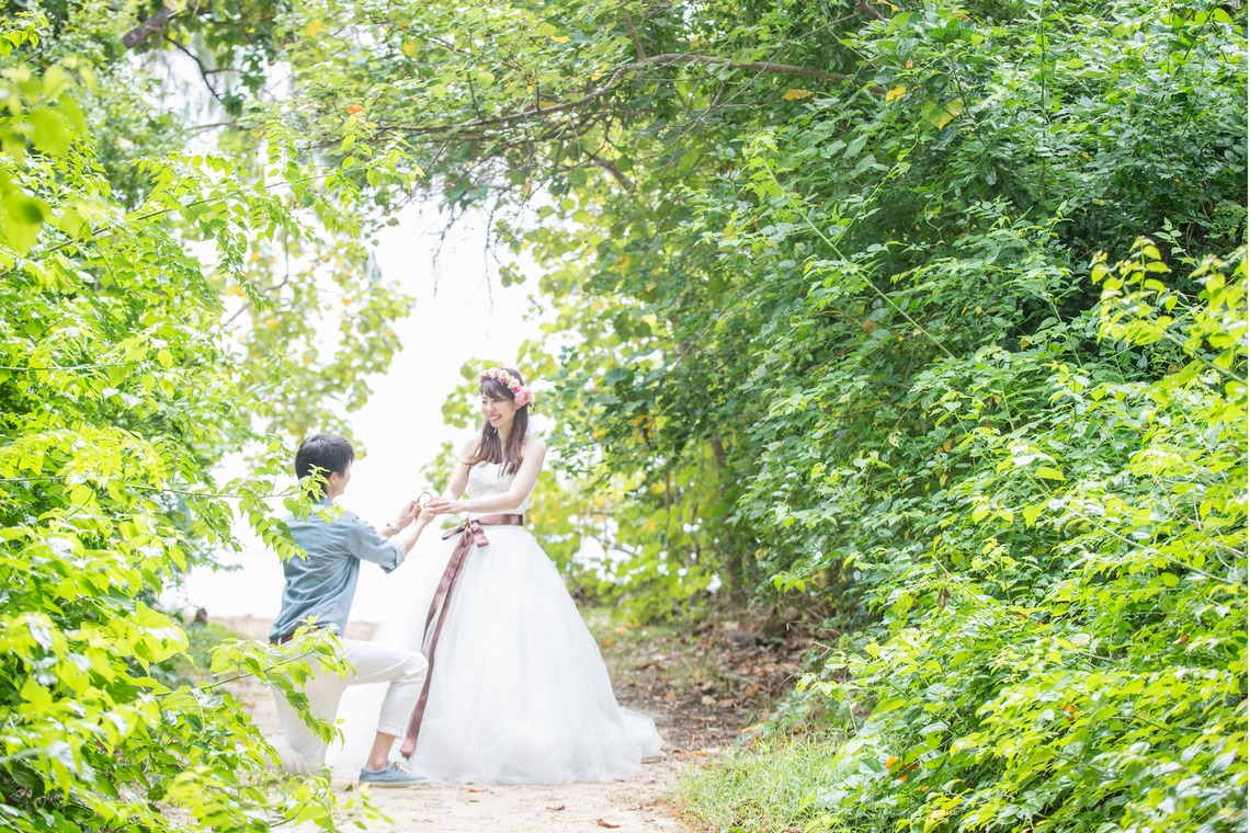 Album of the Location Photo Shoot taken by スマイルケアンズ - Beach wedding photos on Green Island in Cairns