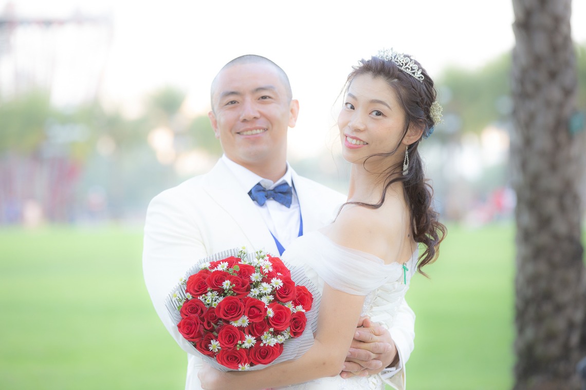 踊るカメラマンAKIRAが撮影した「海外からの依頼で結婚式撮影」の写真