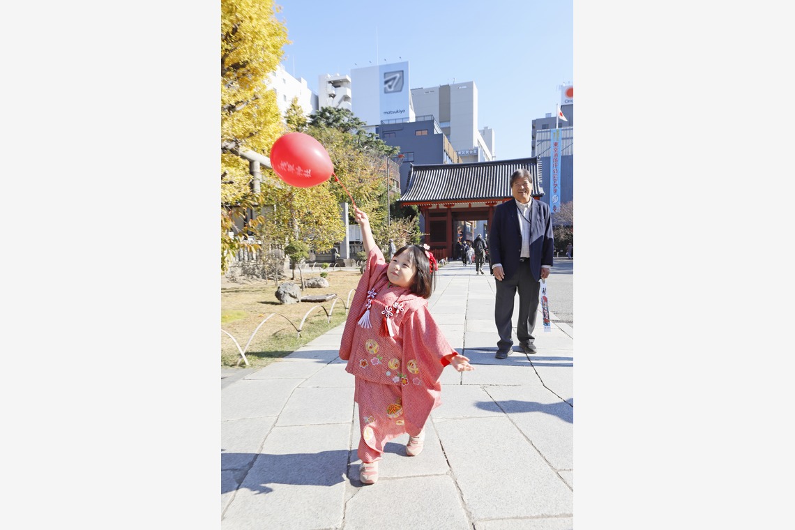 村田わかな広告写真が撮影した七五三フォトのアルバム「まりえちゃん七五三」