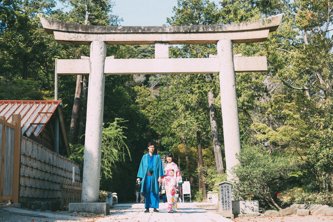 出張撮影HUG TIMEが撮影した「湘南・鎌倉カジュアルウエディングフォト」の写真