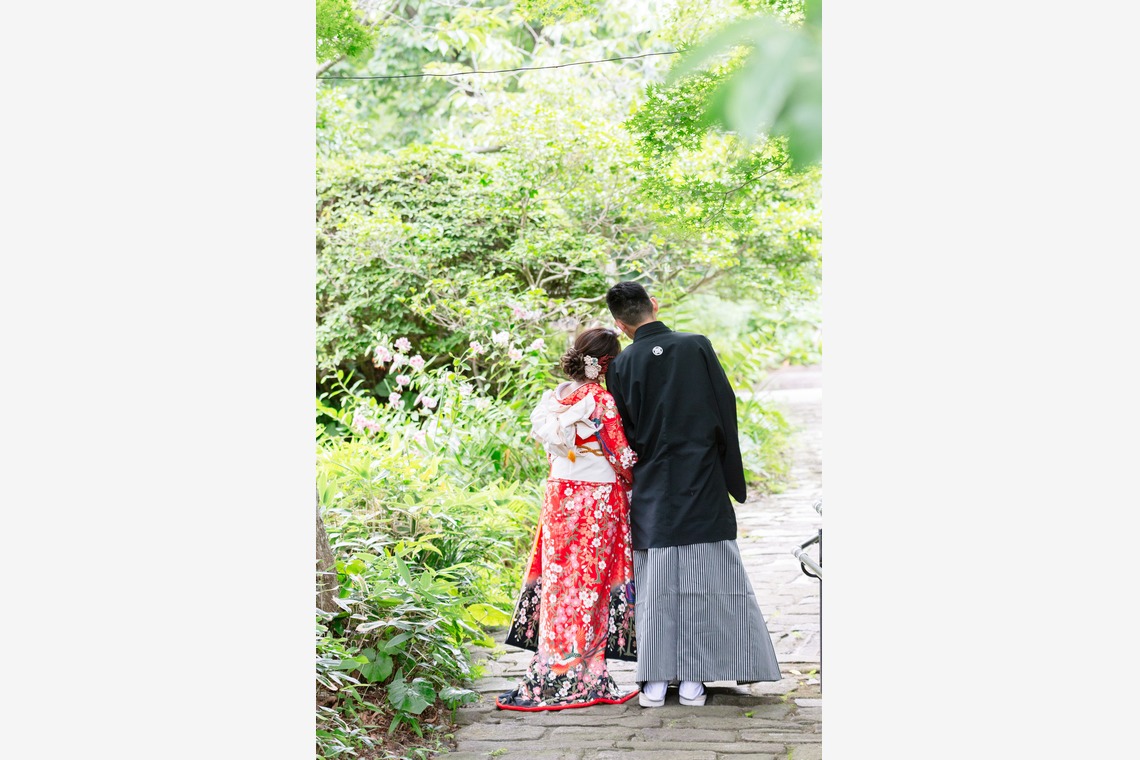 Photo of Kimono pre-shoot taken by Haruna Shikoro