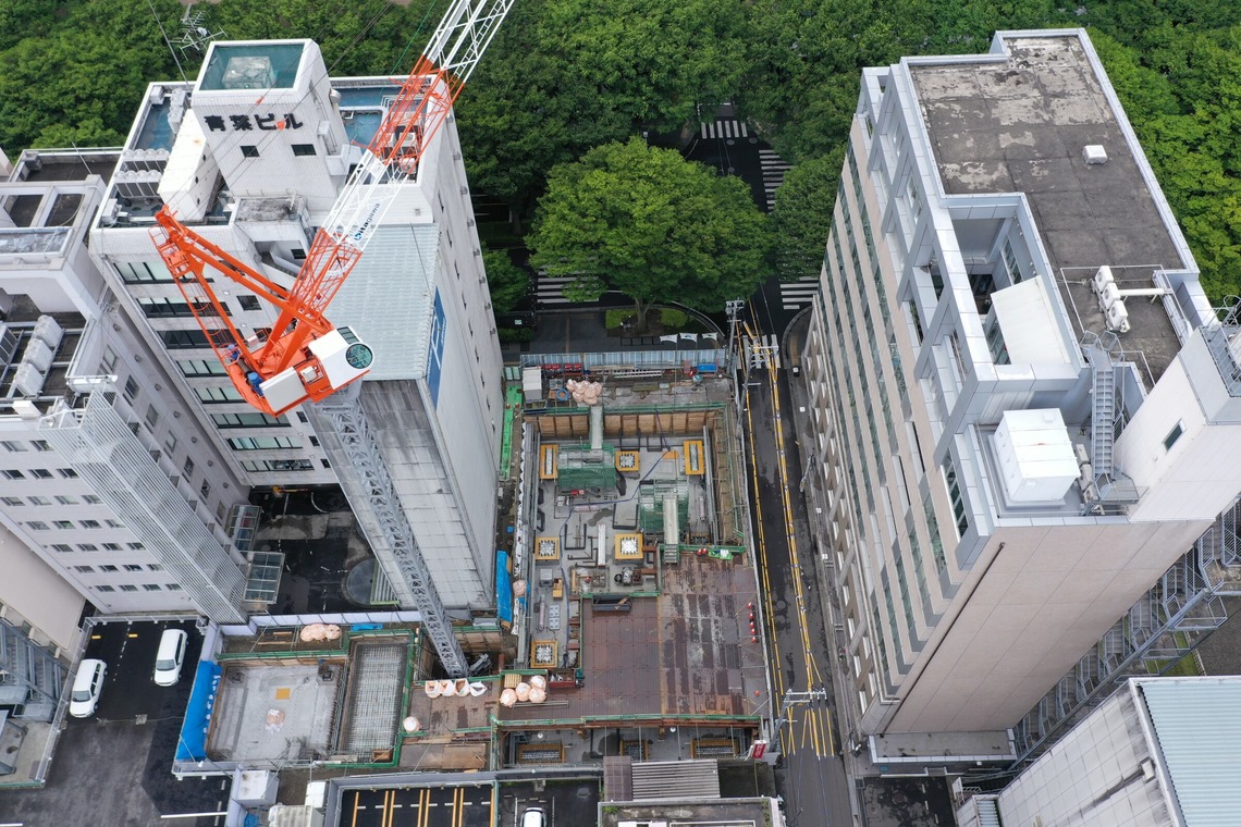 アナハイムエレクトロニクスが撮影した写真のアルバム「マンション建設報告用写真」