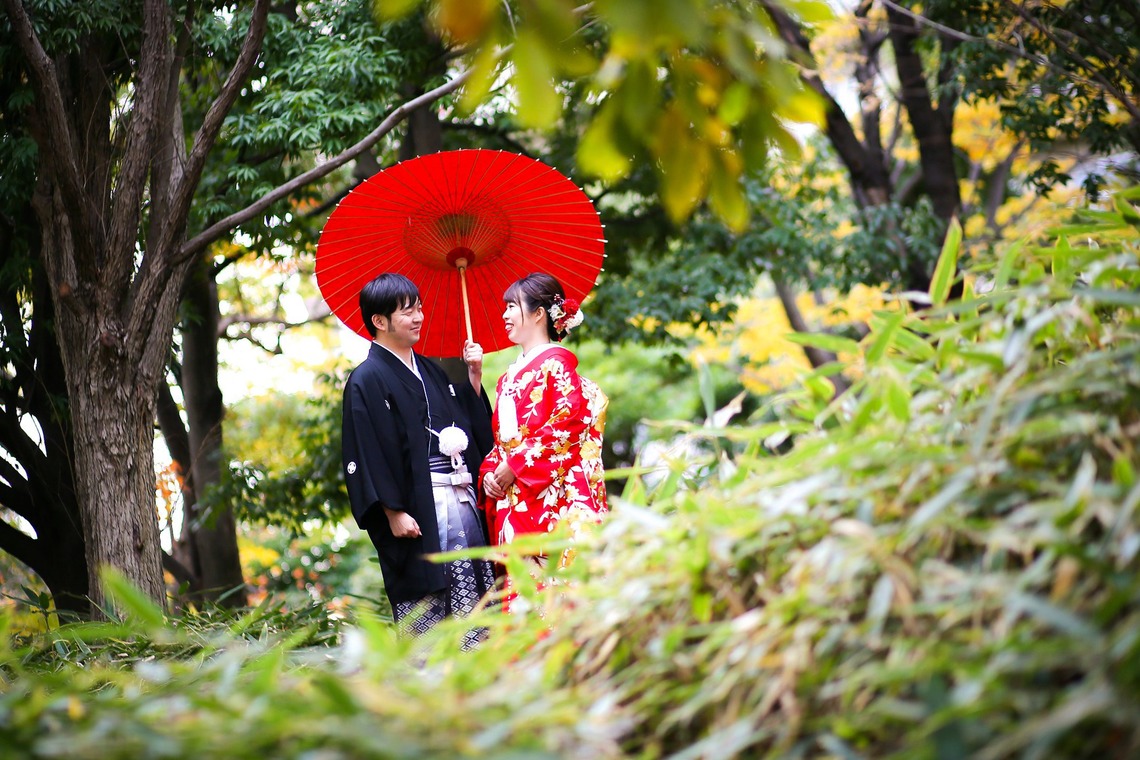 加倉井 規晃が撮影した「ロケーション・前撮り・公園・和装」の写真
