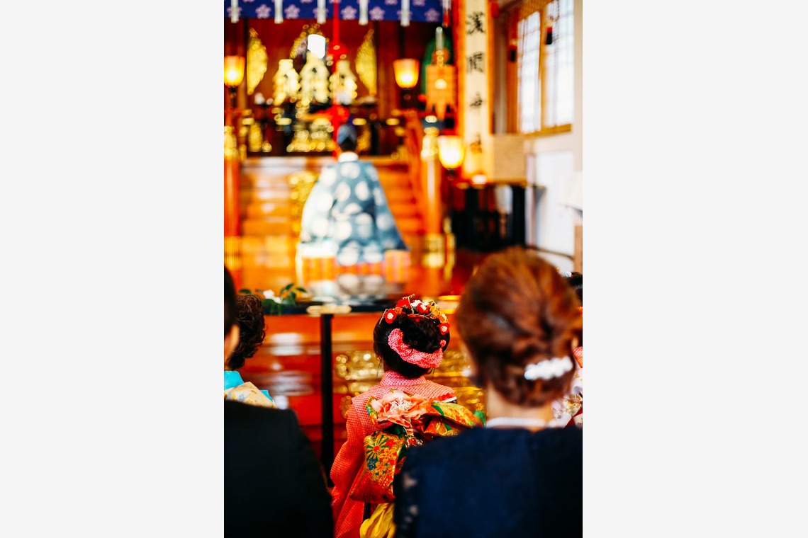 出張撮影HUG TIMEが撮影した「七五三お詣り撮影〜多摩浅間神社〜」の写真