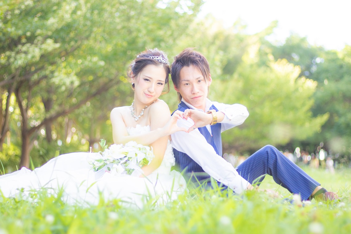 出張撮影サービス「ミライフォト」が撮影した写真のアルバム「ブライダル前撮り@りんくう公園」