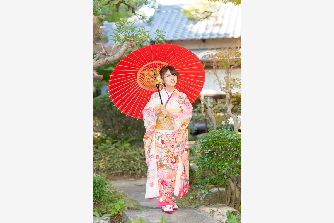 合同会社優希photoが出張撮影した家族写真(キッズ,ベビーフォト)などが写った「成人式」の家族写真