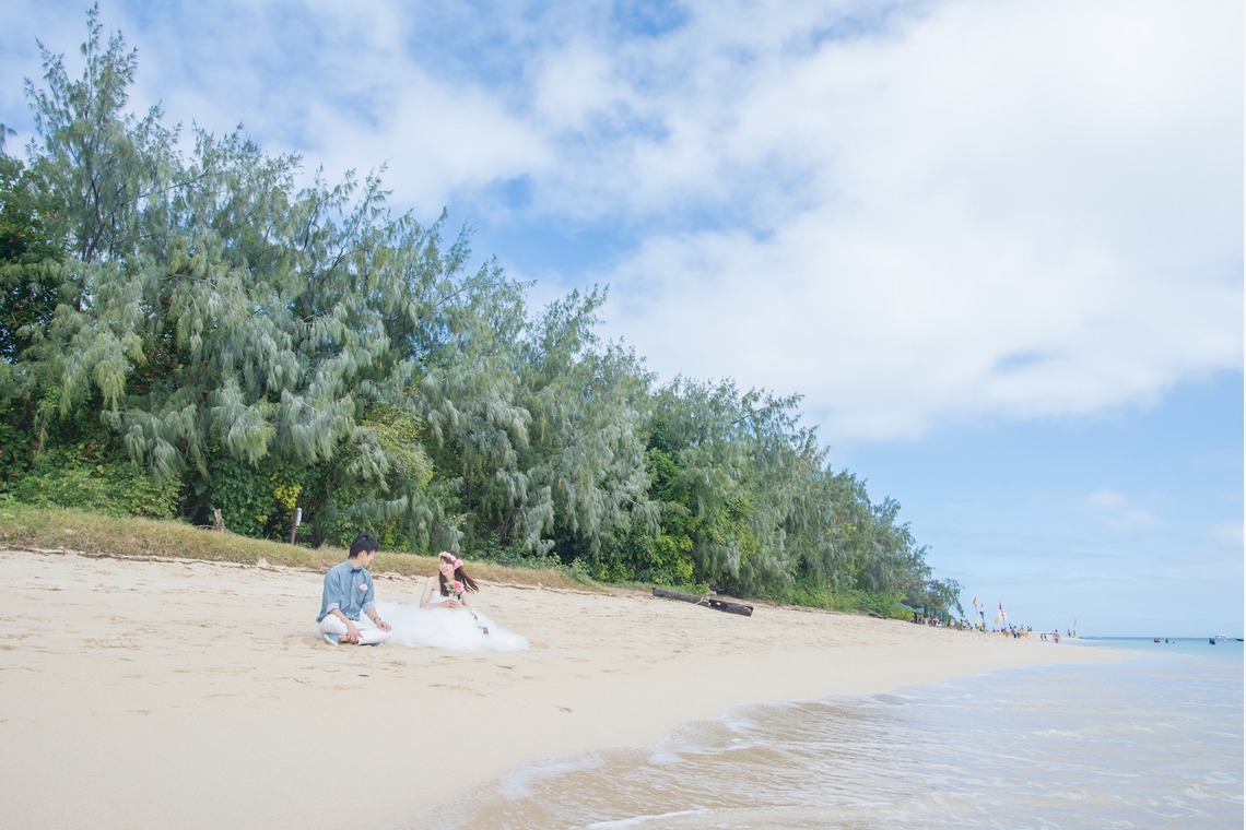 Album of the Location Photo Shoot taken by スマイルケアンズ - Beach wedding photos on Green Island in Cairns