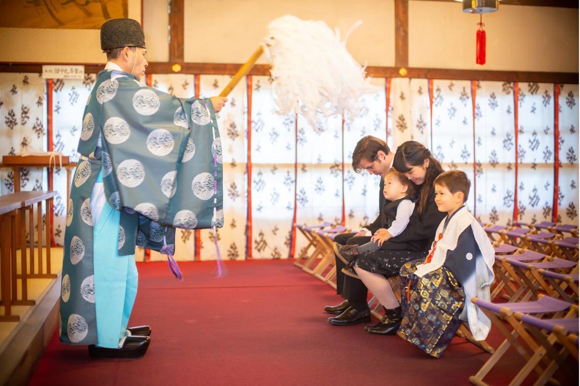 竹部 祐樹が出張撮影した家族写真(キッズ,ベビーフォト)などが写った「七五三＠佐世保[宮地嶽神社]」の家族写真