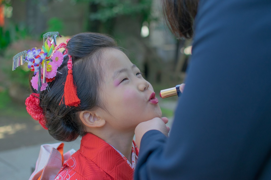 Emi Umedaが出張撮影した家族写真(キッズ,ベビーフォト)などが写った「七五三撮影」の家族写真