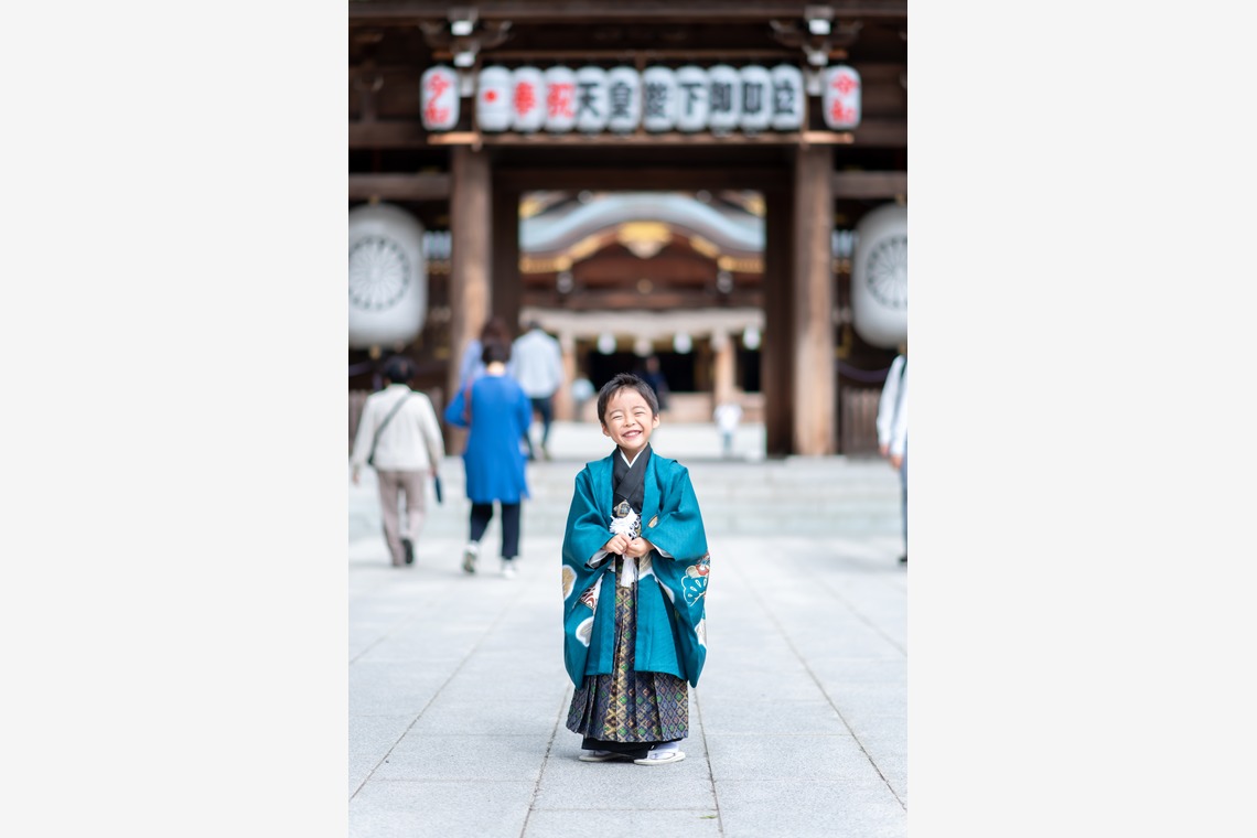 サキヤマ リエが撮影した「5歳男の子・笑顔いっぱい七五三＠寒川神社」の写真