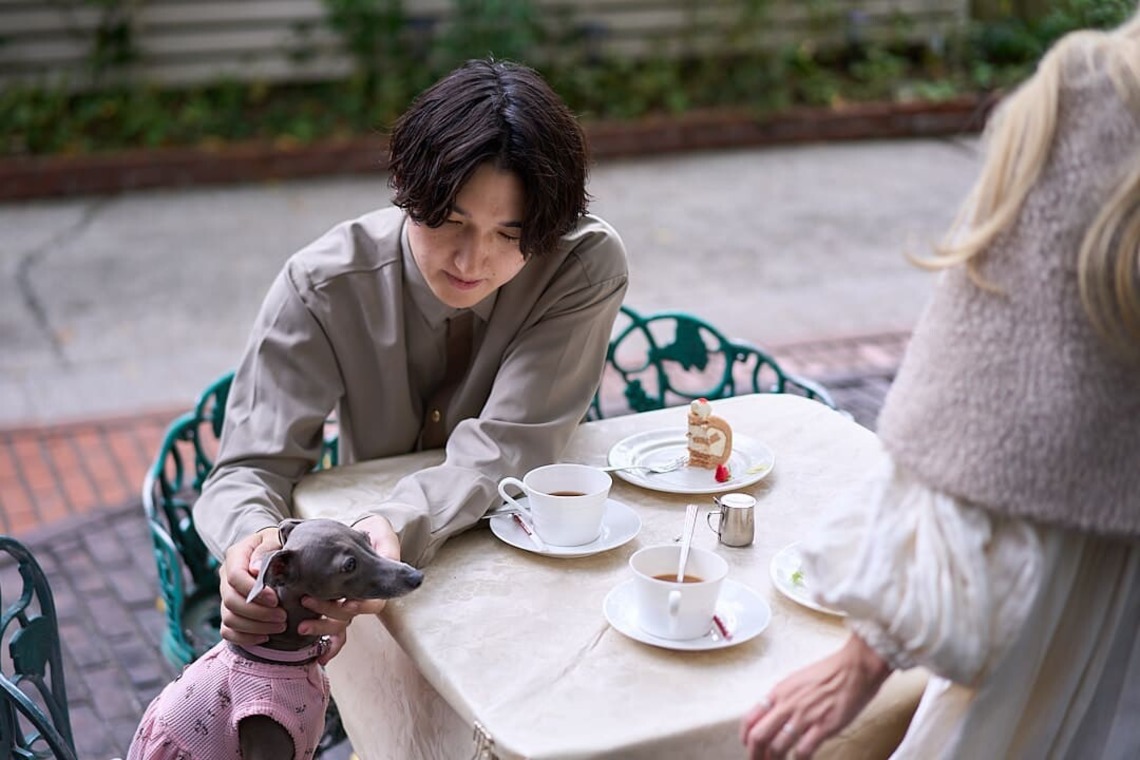 Actが撮影した「愛犬とのカップルフォト」の写真