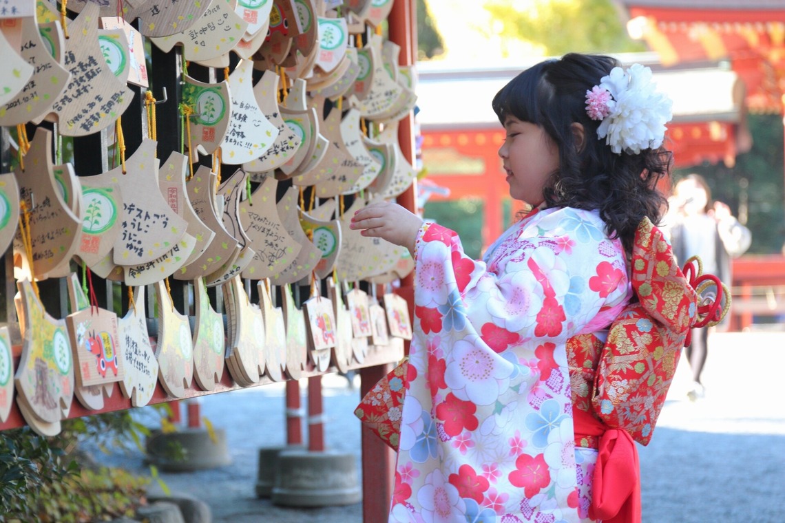 あさつきカメラが撮影した写真のアルバム「七五三撮影、お宮参り」