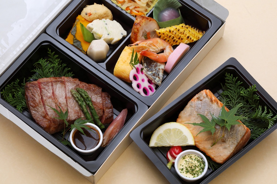 森安　照が撮影した「和食弁当・洋食弁当・中華弁当」の写真