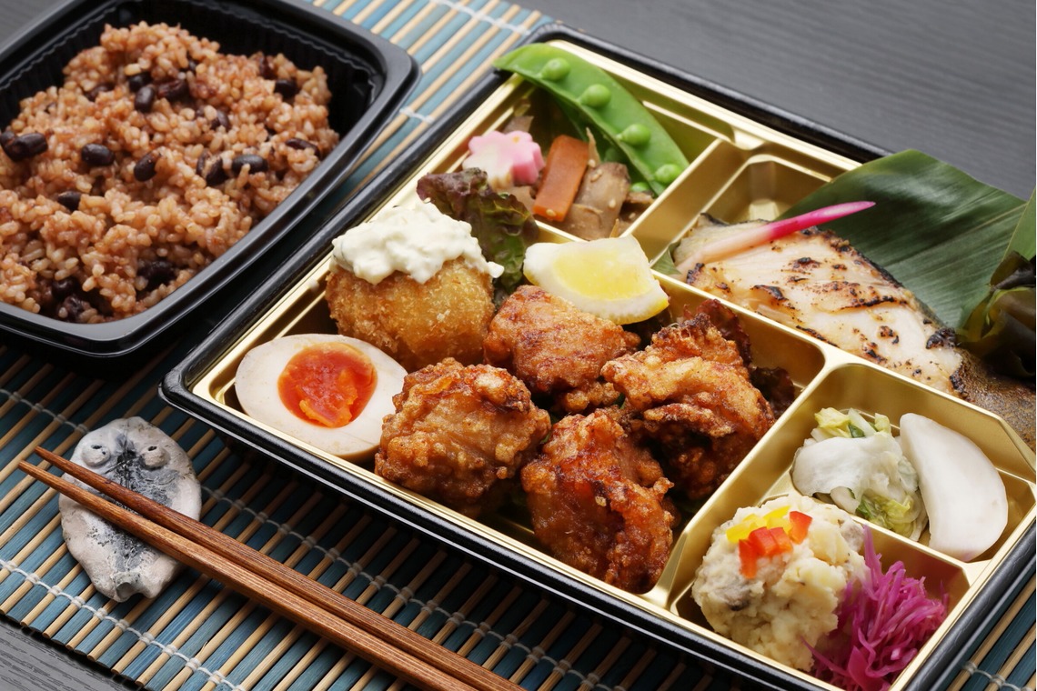森安　照が撮影した「和食弁当・洋食弁当・中華弁当」の写真