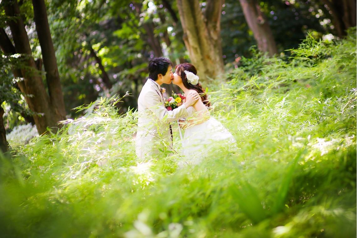 加倉井 規晃が撮影した「ロケーション・前撮り・公園・洋装」の写真