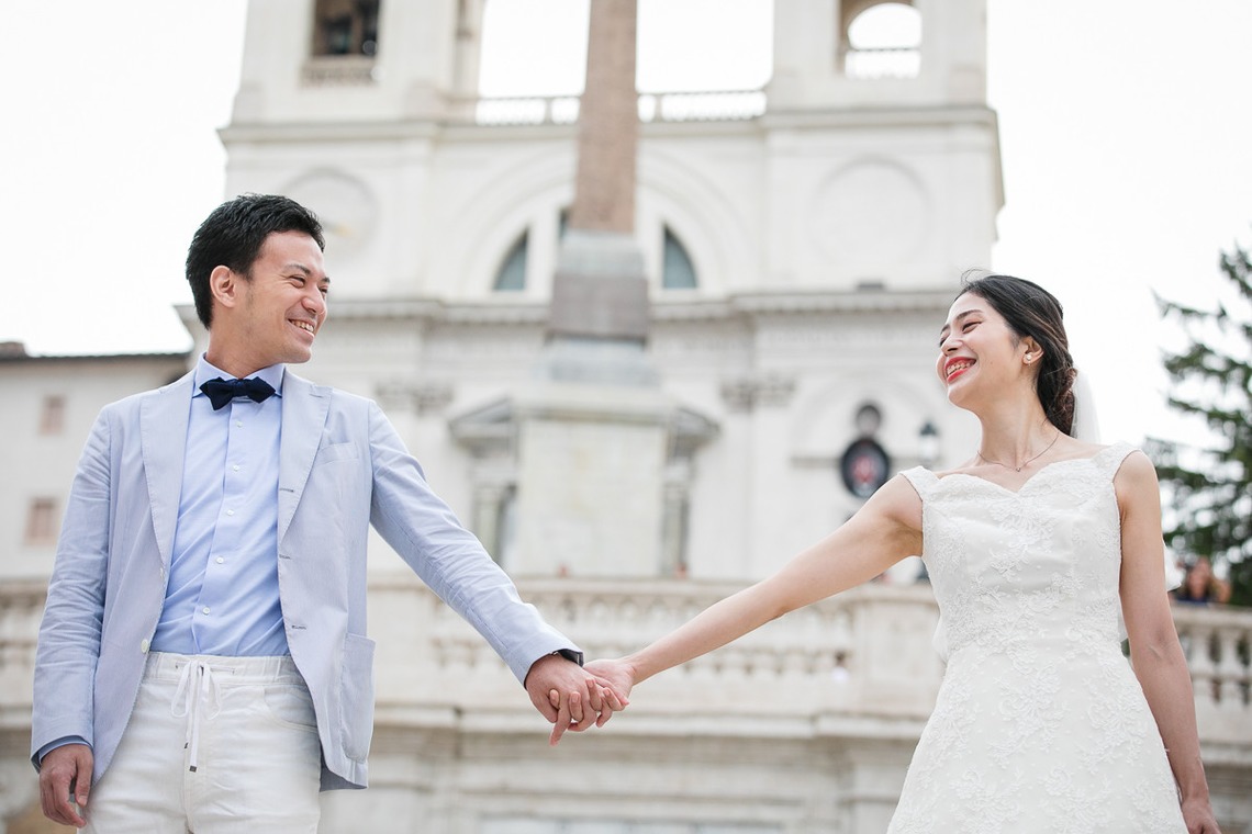 Kyoko Ide Photographyが撮影した写真のアルバム「ローマフォトウェディング スペイン広場　ポポロ広場」