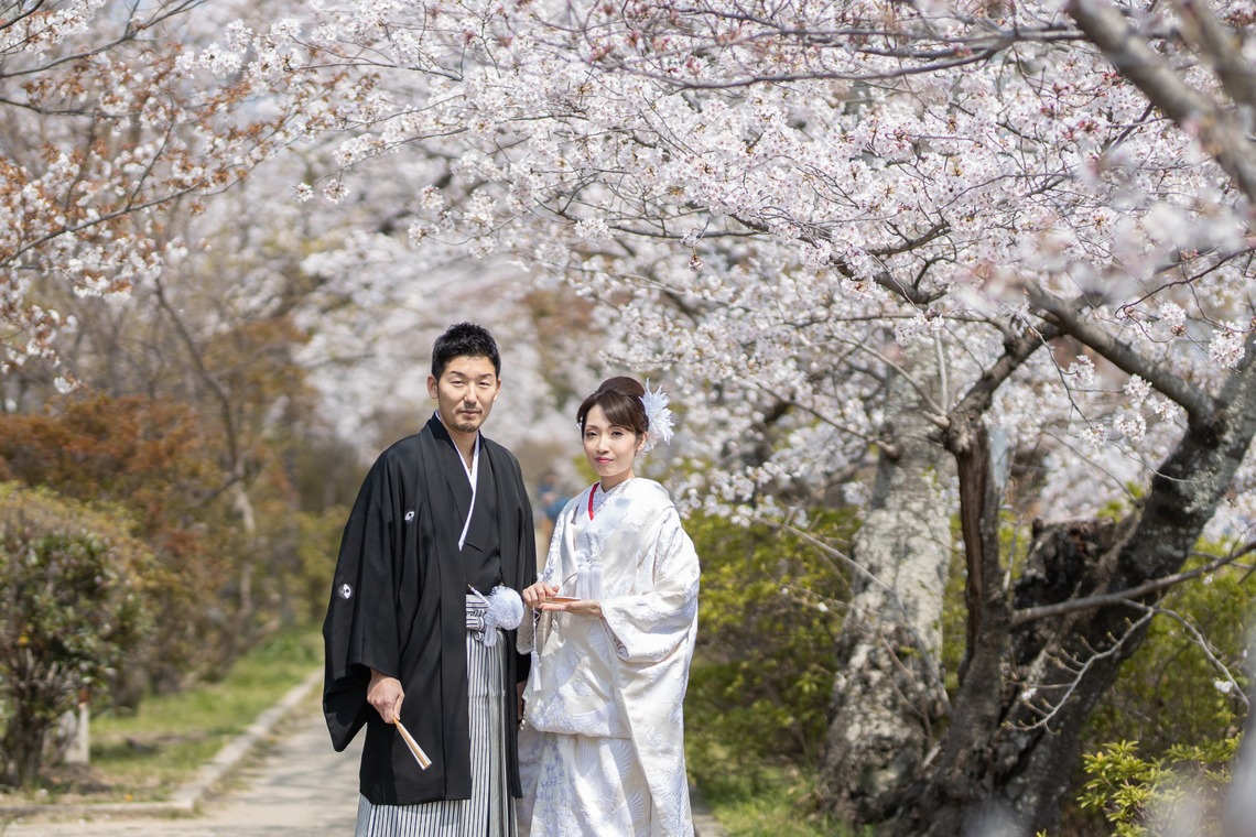 saruco(岩崎寿）が撮影した「京都和装前撮り＠桜」の写真