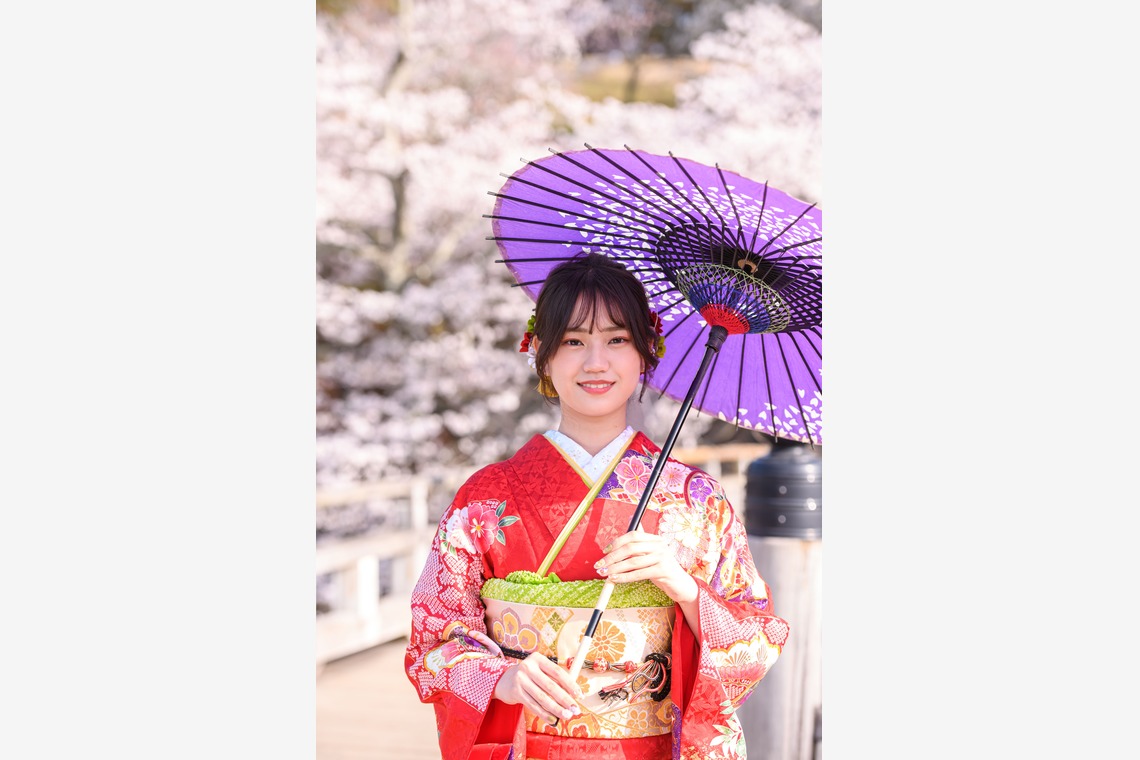 Visual Imagingが撮影した写真のアルバム「振袖桜ロケーション撮影」