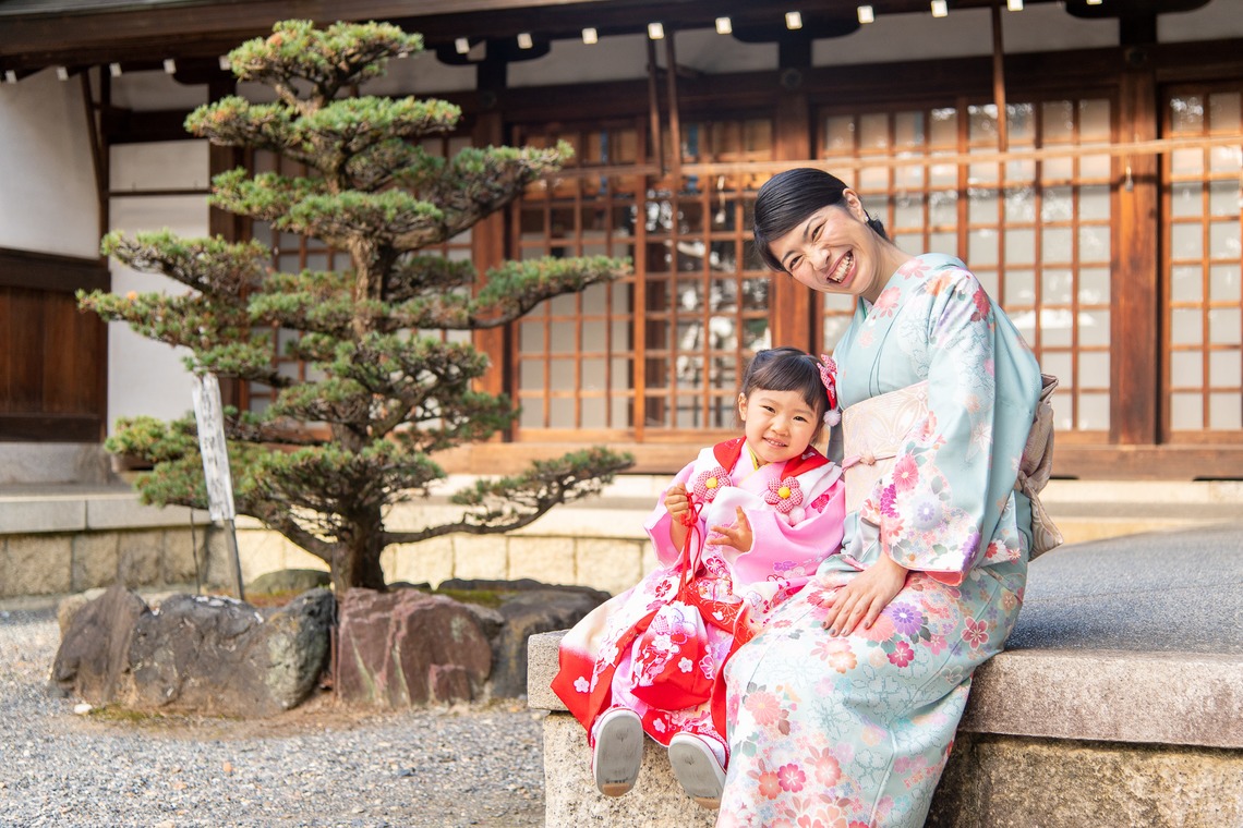 合同会社優希photoが出張撮影した家族写真(キッズ,ベビーフォト)などが写った「七五三写真」の家族写真