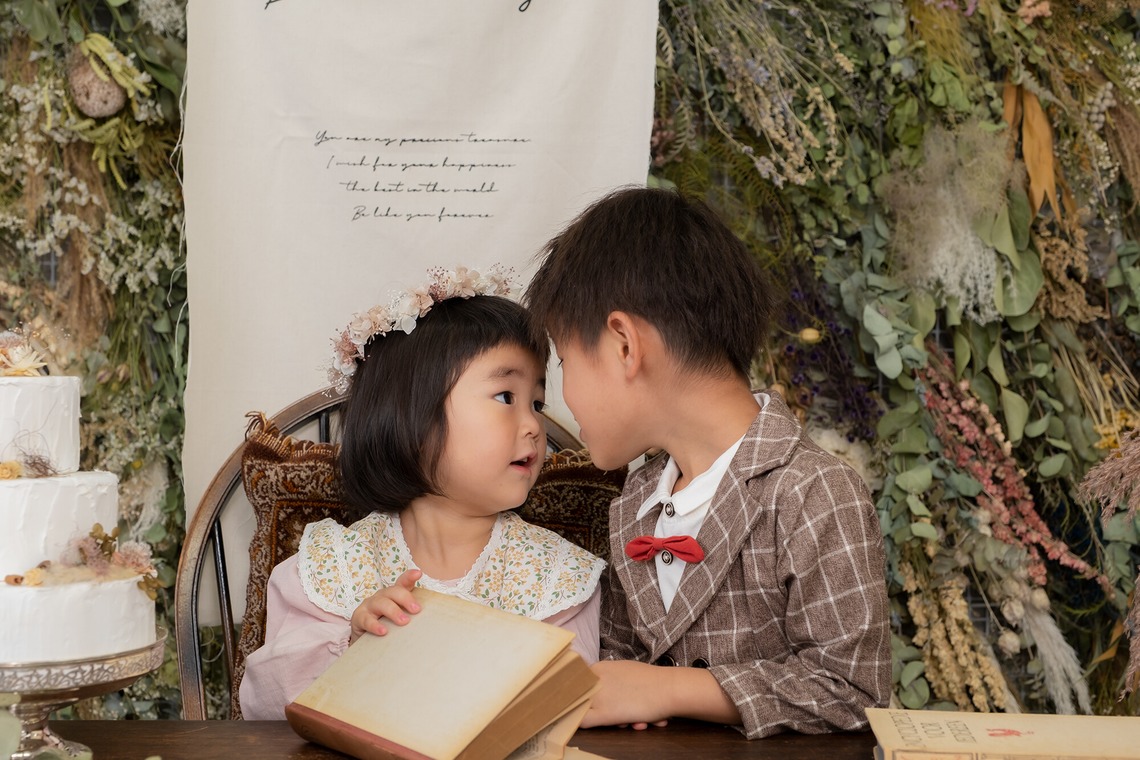 高夏写真店が撮影した写真のアルバム「バースデーの記念写真」