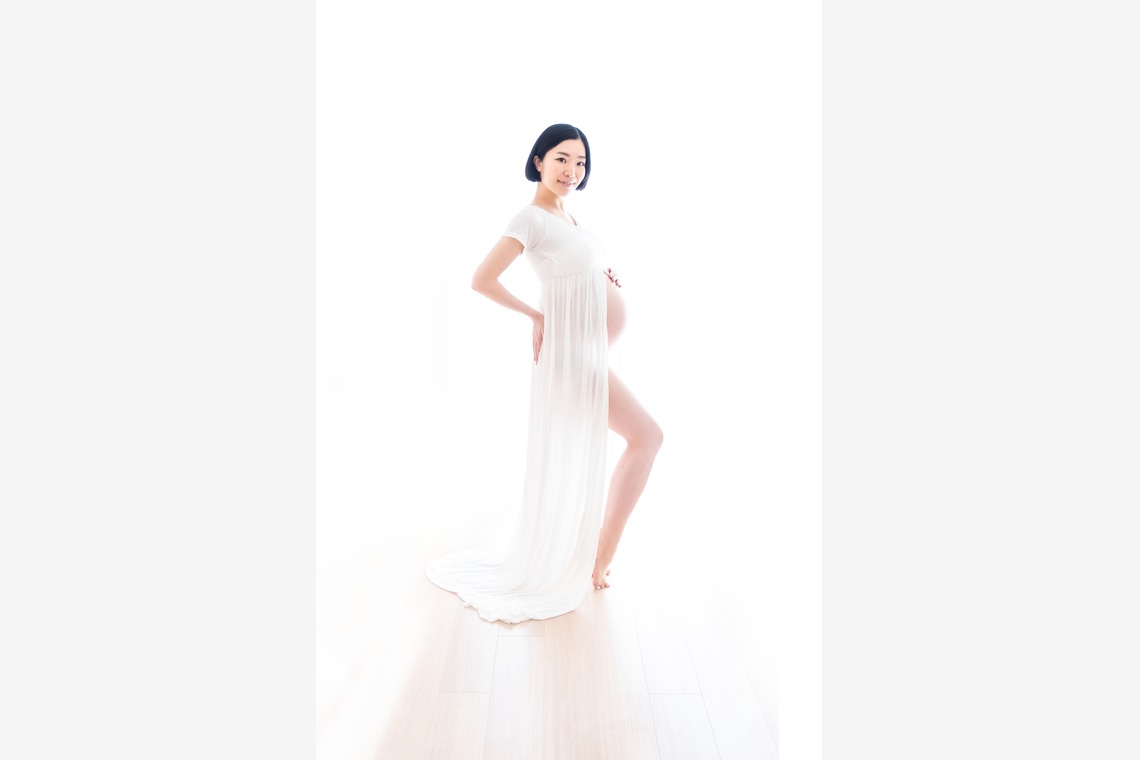 サキヤマ リエが撮影した「マタニティフォト（本厚木/カメラマン自宅撮影/衣装・背景あります)」の写真