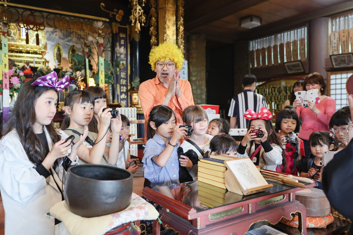 ちずカメラが撮影した「写真家　橘田龍馬さんの子供写真教室の様子」の写真