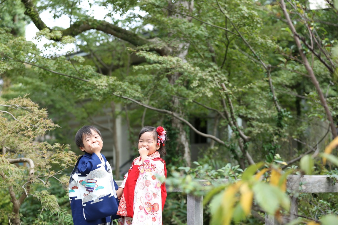 出張撮影HUG TIMEが撮影した「七五三記念撮影＠鎌倉鶴岡八幡宮」の写真