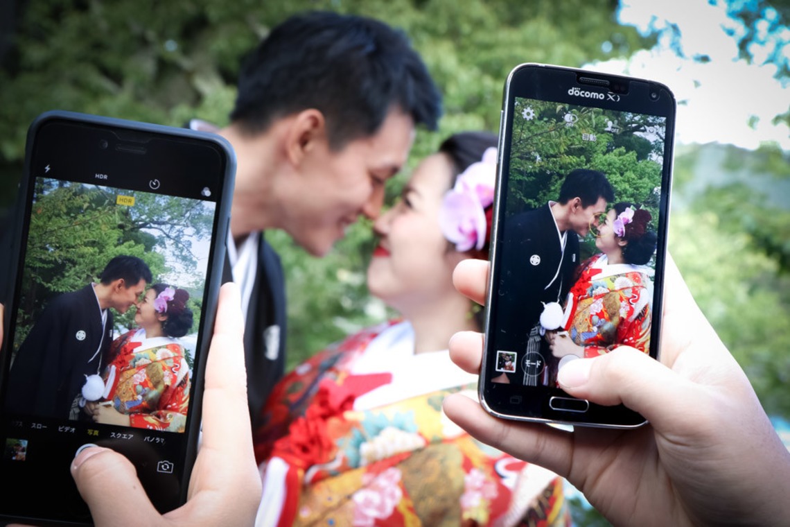 スマイルハンターが撮影した「ロケーション撮影／結婚写真」の写真