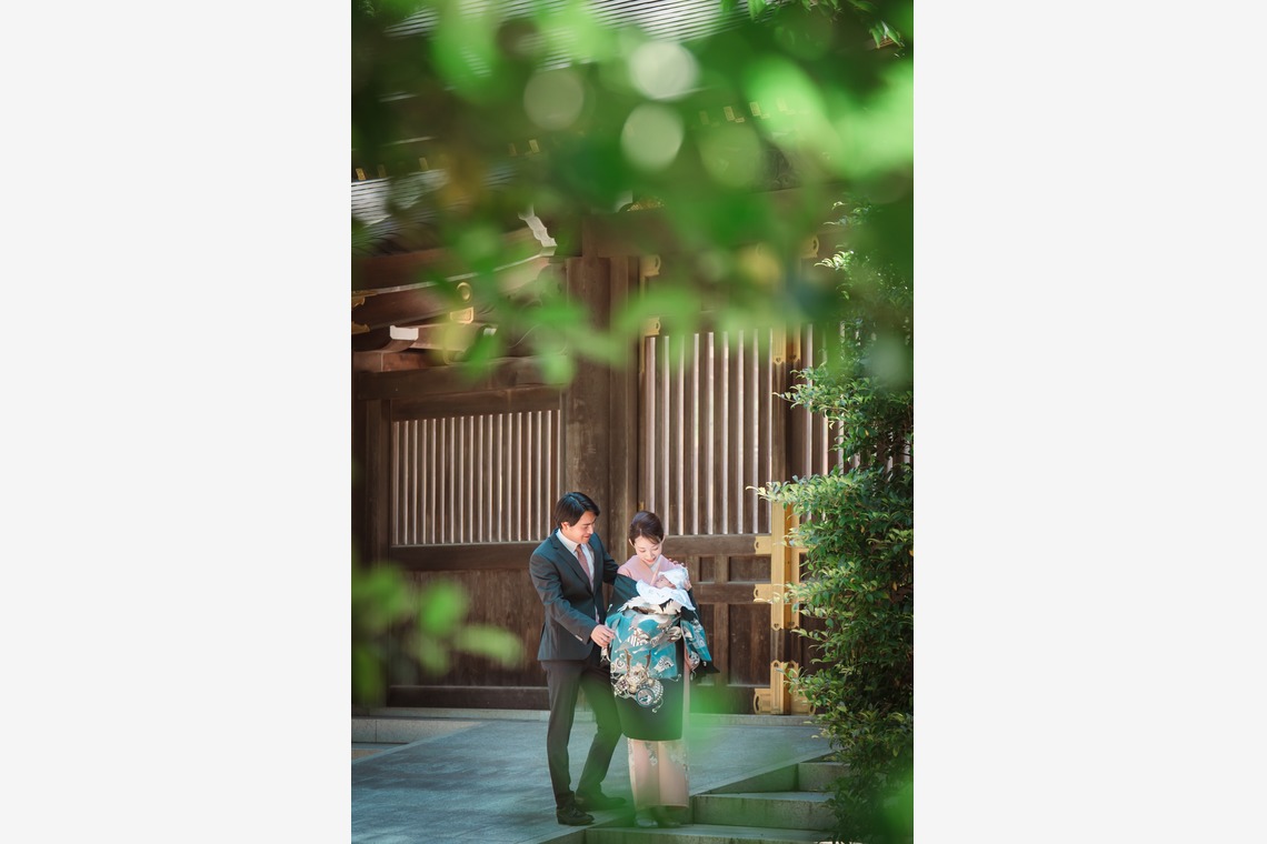 岩水悠が撮影した「お宮参り」の写真