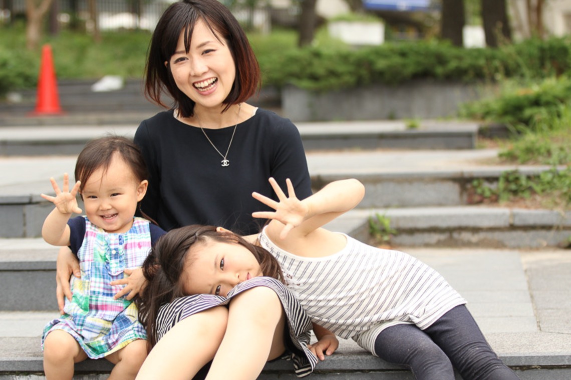 今井写真事務所　今井　良が撮影した「お台場での家族撮影」の写真