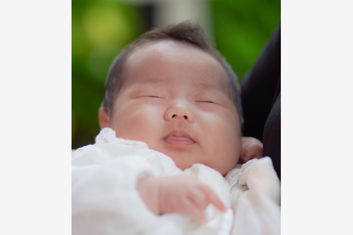 合同会社Joy Stormが出張撮影した家族写真(キッズ,ベビーフォト)などが写った「お宮参り撮影」の家族写真