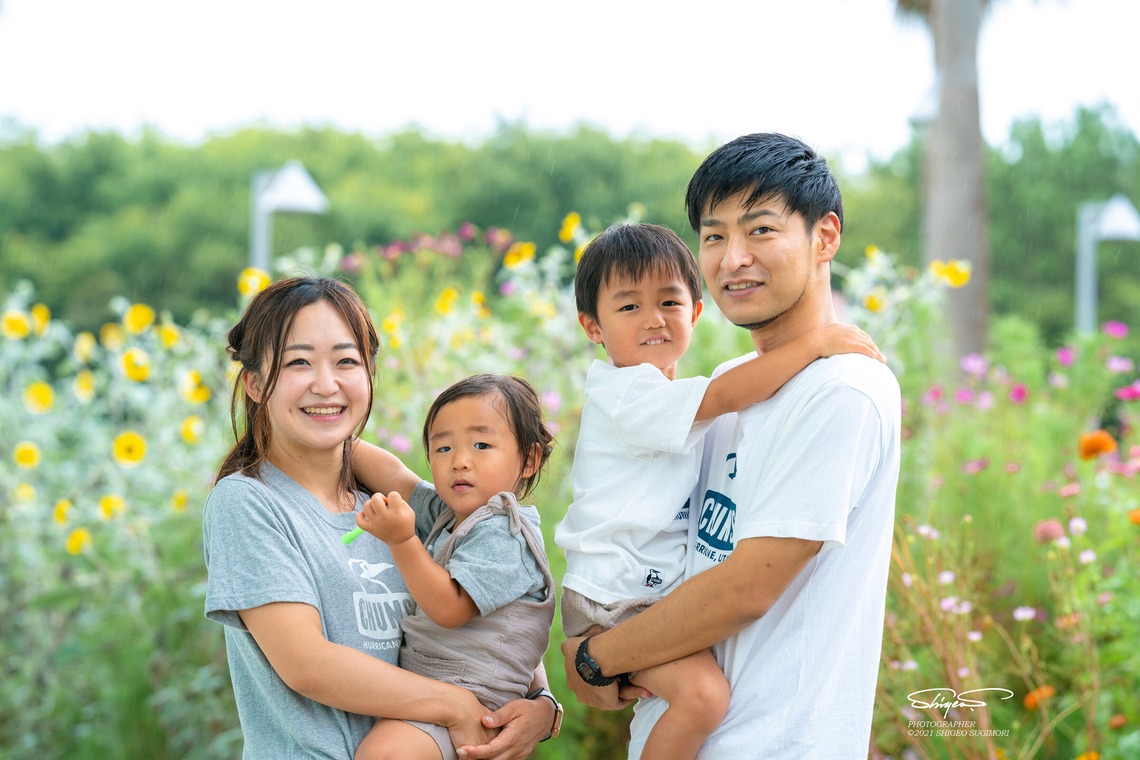 杉森 茂夫 (Photo Studio SS)が出張撮影した家族写真(キッズ,ベビーフォト)などが写った「七五三、お宮参り、家族写真」の家族写真