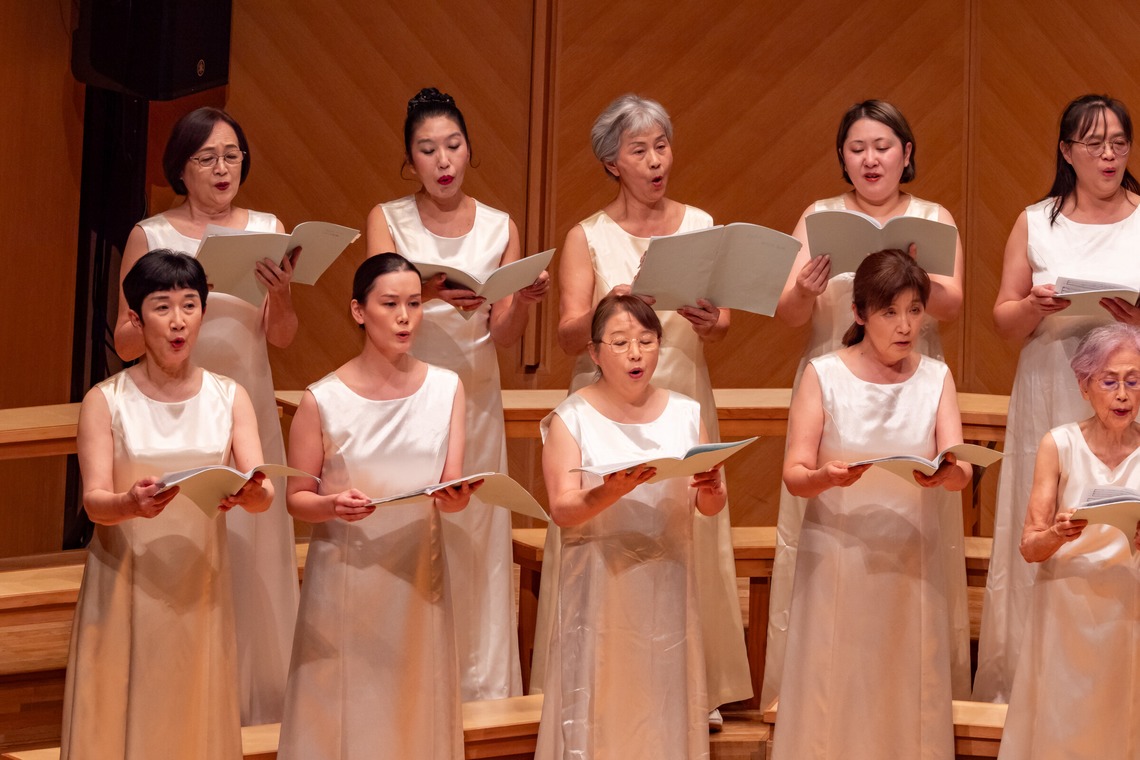 原野 英樹が撮影した「コンサート撮影 ホールでのコーラス撮影」の写真