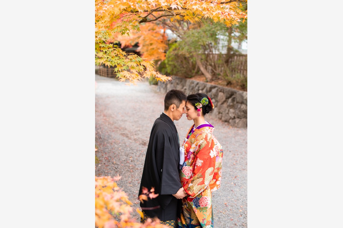 saruco(岩崎寿）が撮影した「秋の和装前撮り」の写真