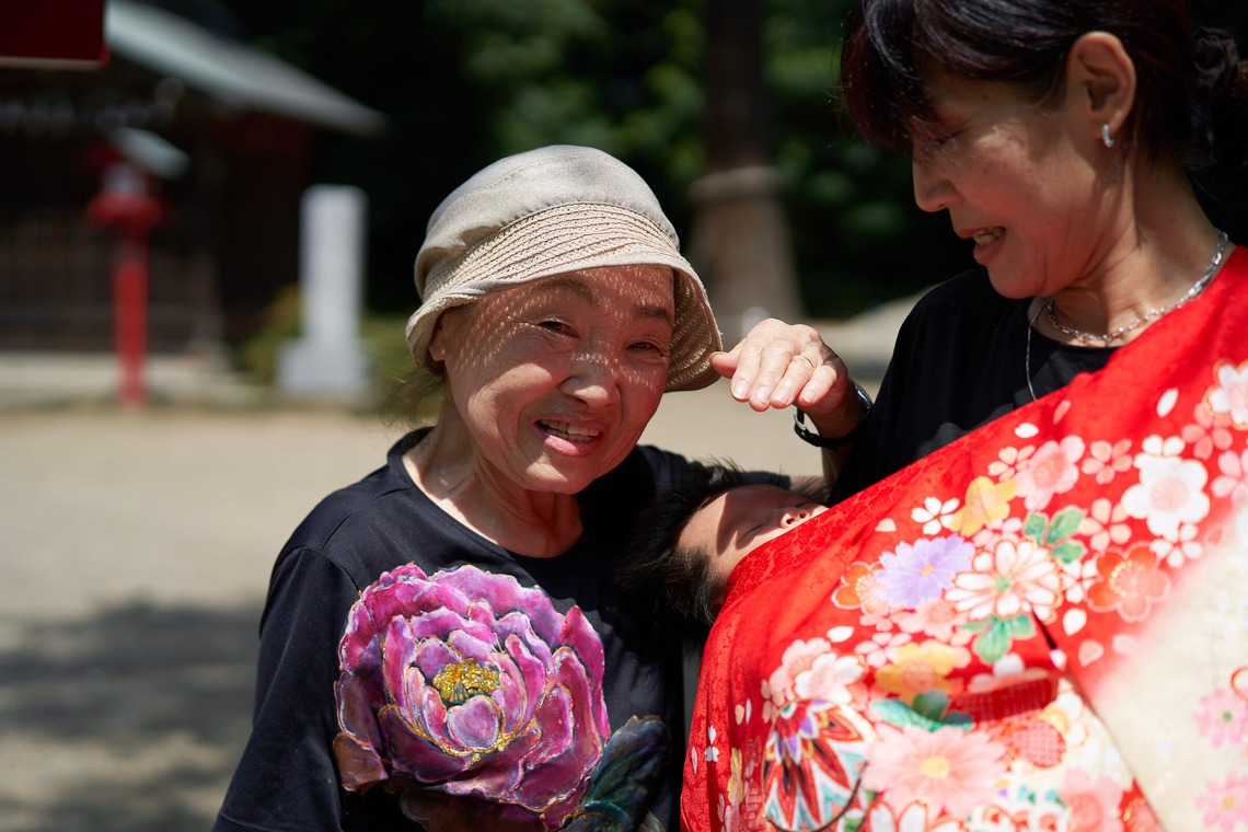 Actが撮影した「お宮参り」の写真