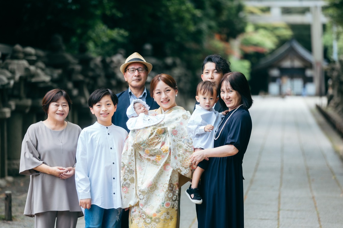 株式会社Ervaが撮影した「お宮参り撮影（石清水八幡宮）」の写真