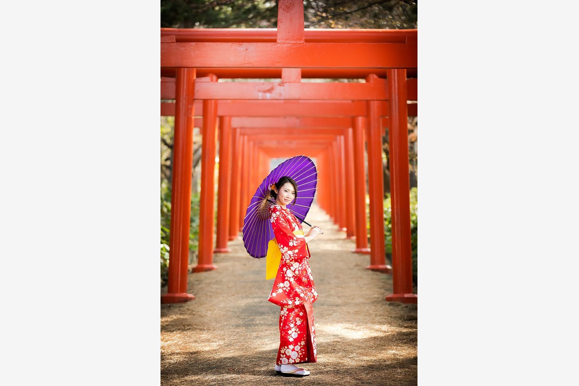 APKが撮影したハネムーンフォトのアルバム「カジュアル着物で桜ロケーション撮影　2019年4月」