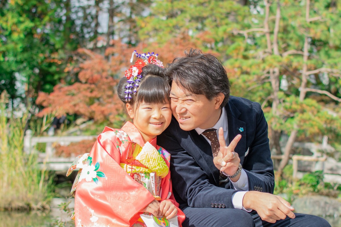 Emi Umedaが出張撮影した家族写真(キッズ,ベビーフォト)などが写った「七五三撮影」の家族写真