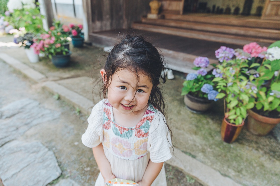 多田正子が撮影した「ファミリーフォト（バースデーフォト）」の写真