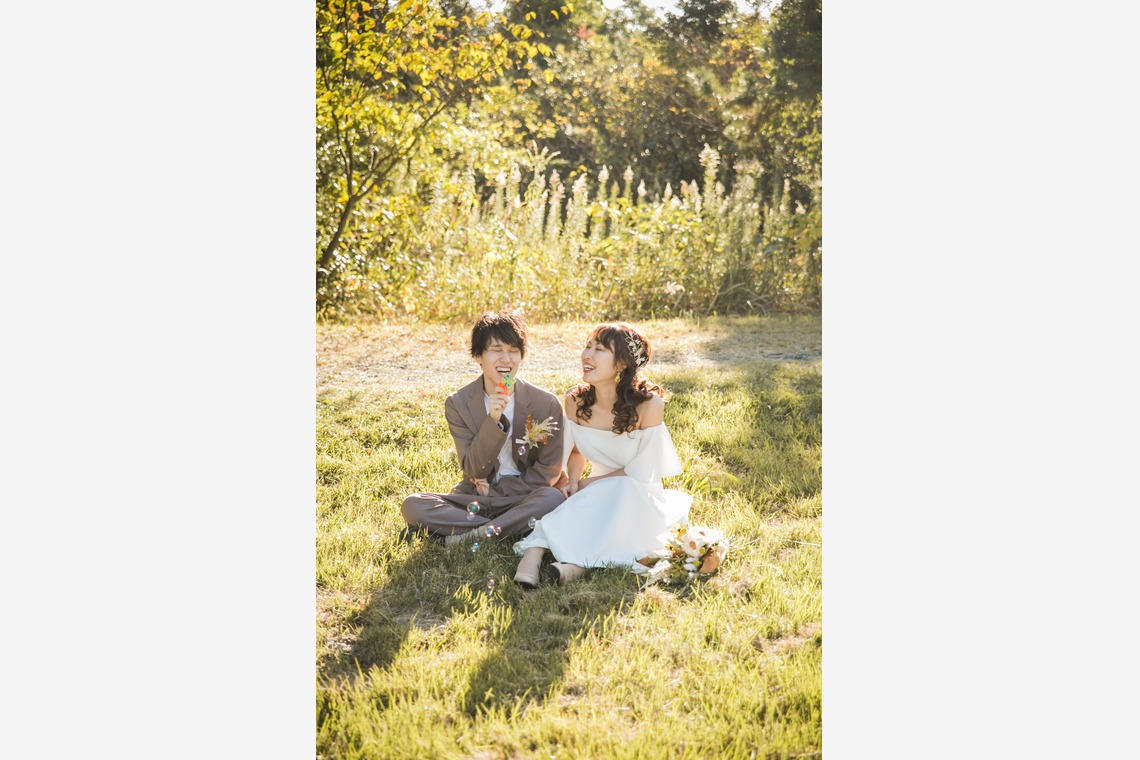 橋爪楽々が撮影した「ロケーションウエディング」の写真